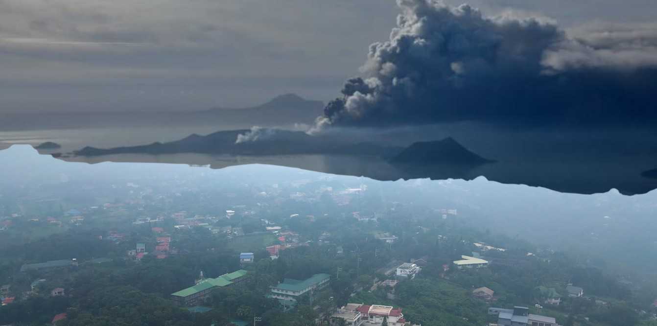 PHIVOLCS explains Metro Manila haze vs. Taal Volcano smog