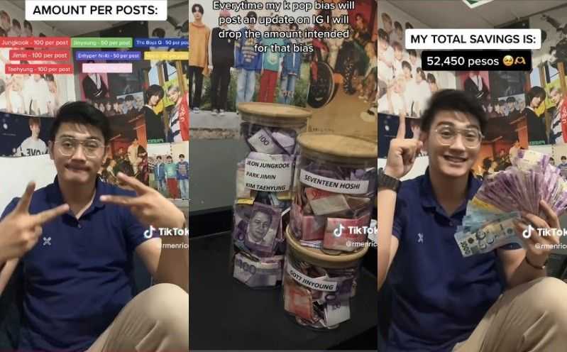 LOOK: Pinoy fan manages to save P50k with K-pop bias challenge