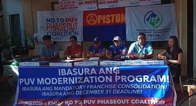 PISTON to hold transport strike anew on December 14-15