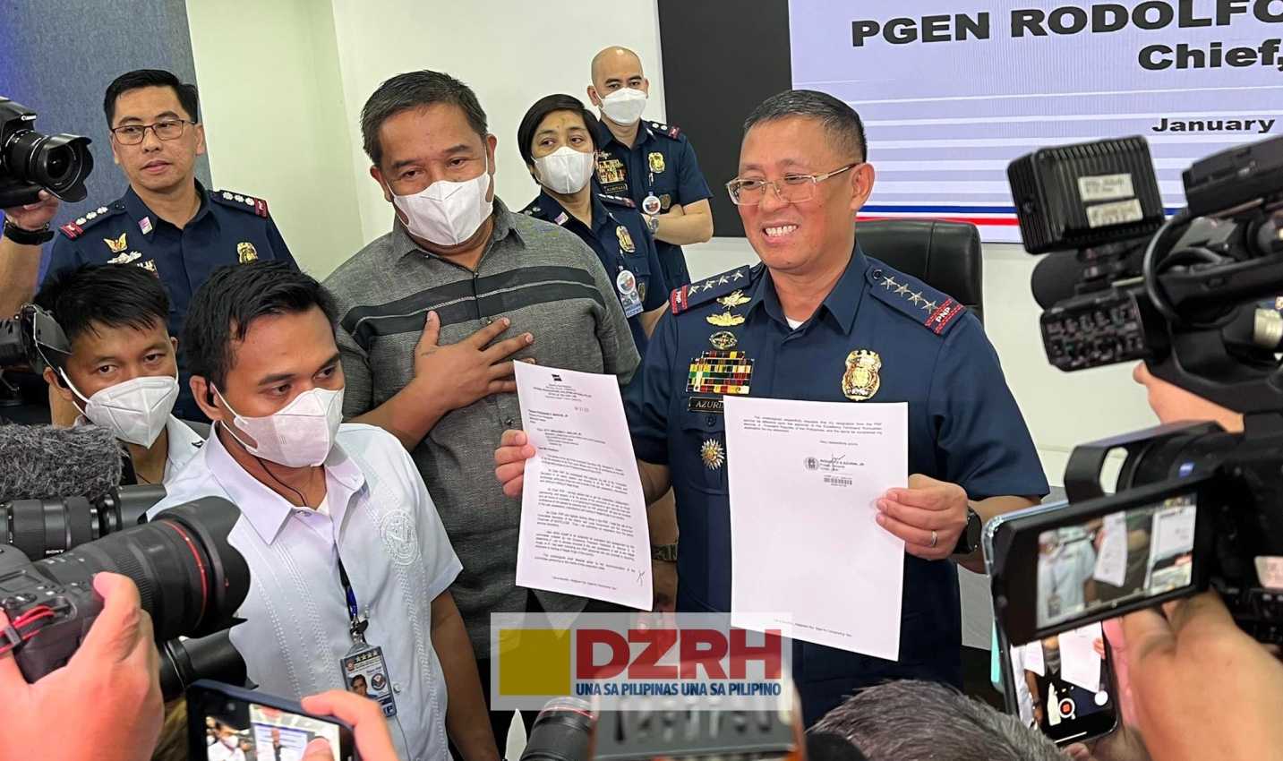 PNP chief Azurin heeds to DILG's calls, submits courtesy resignation