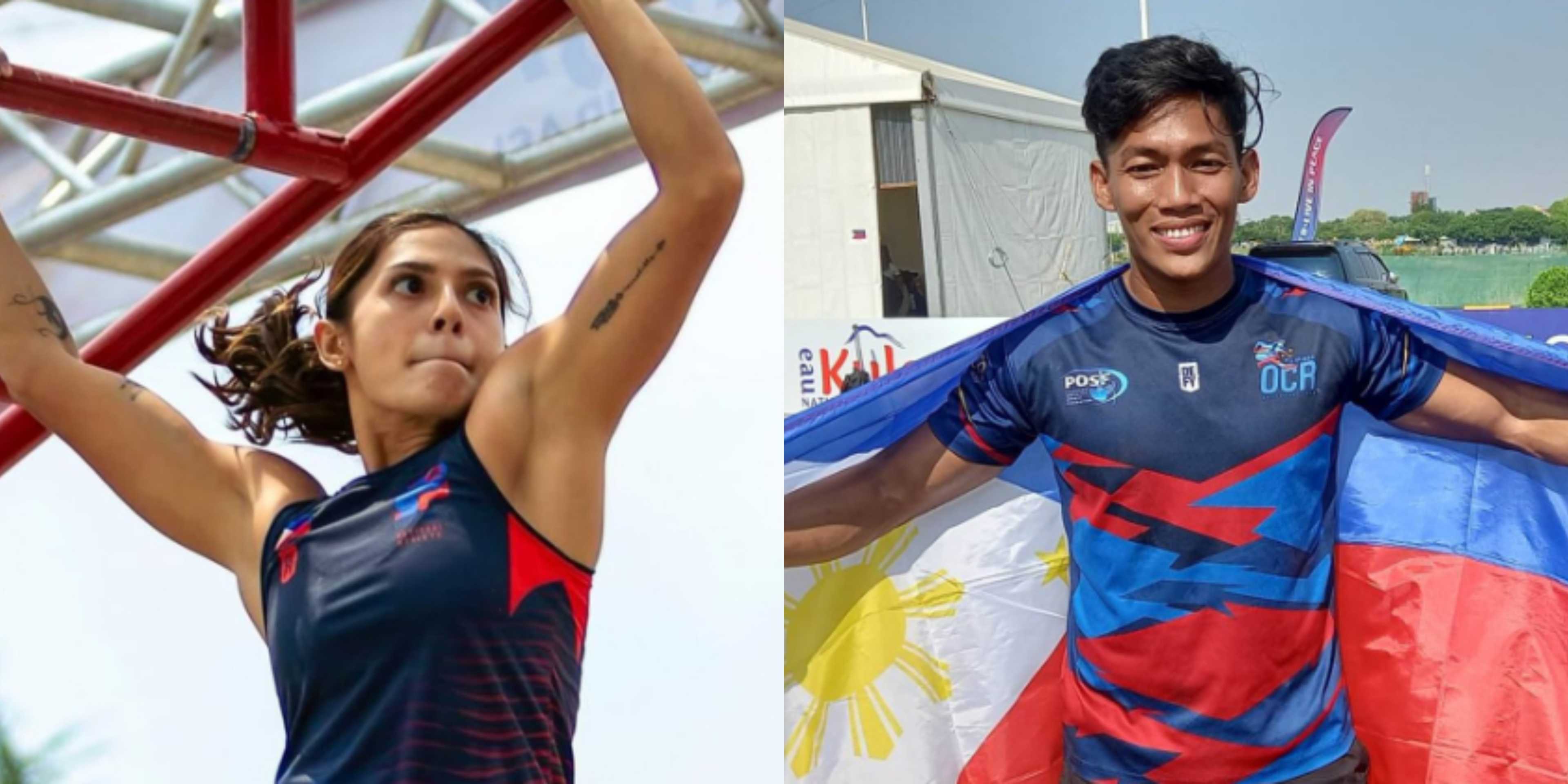 Cabuya, Rodelas win golds at SEA Games obstacle course race