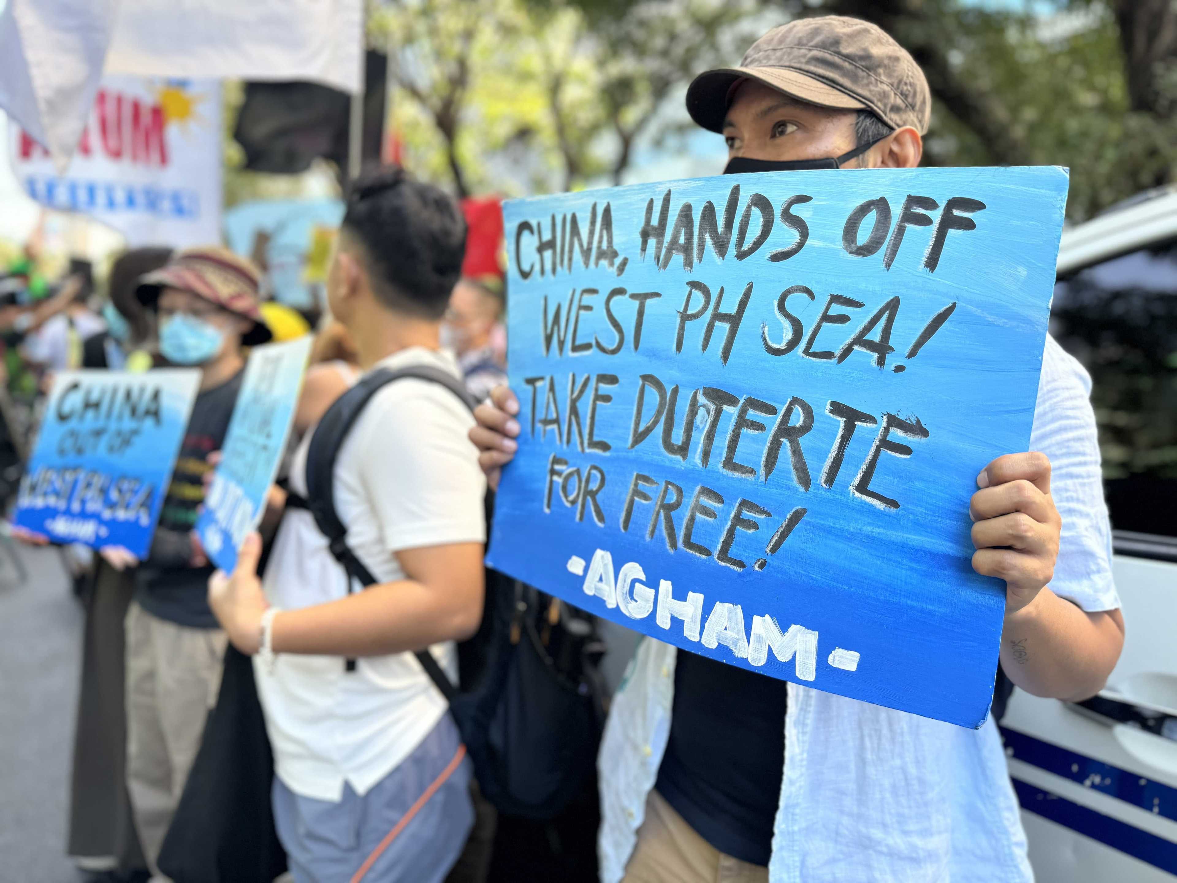 Progressive groups hold protest rally against China's harassment in WPS