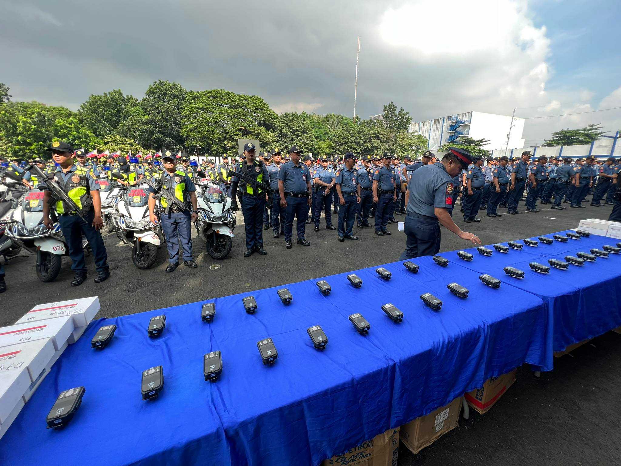 QCPD gears up for BSKE 2023, body worn cameras already distributed to cops