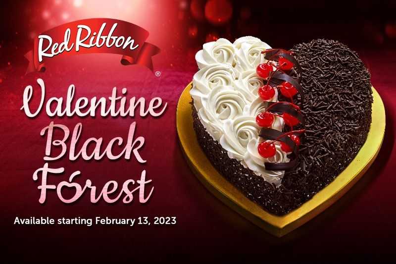 Red Ribbon launches limited-edition Black Forest cake for Valentine's Day