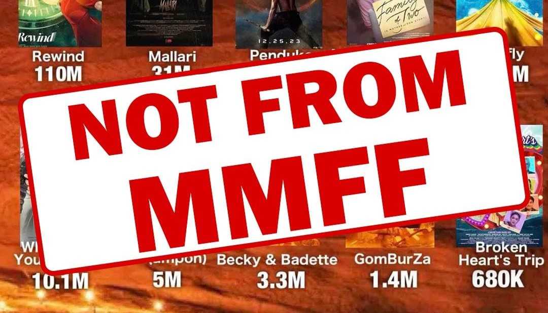 MMDA says released MMFF tickets sales ‘fake news’