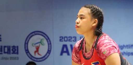 Sarno wins three silver medals in Asian Weightlifting Championships