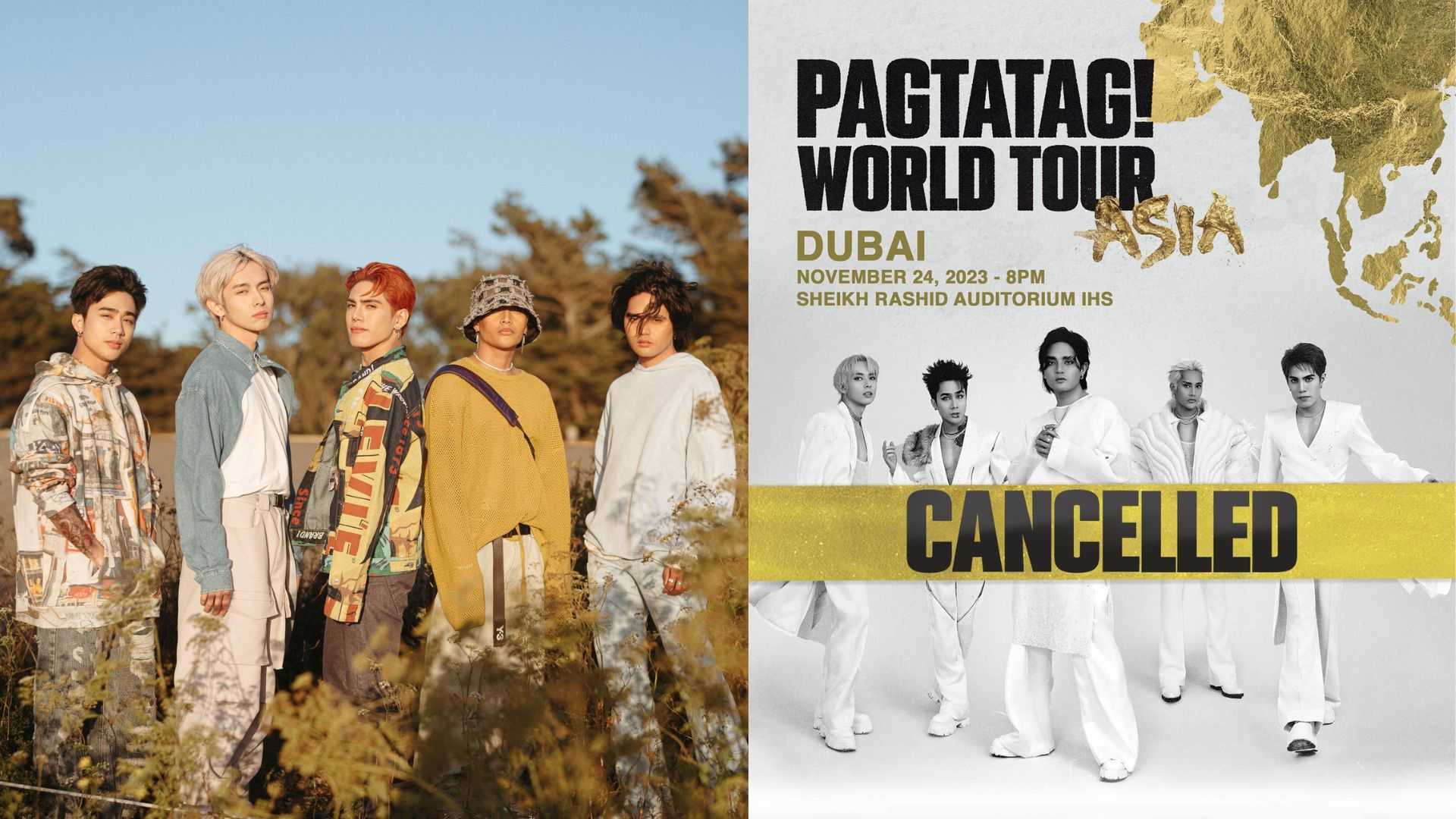 SB19 cancels Dubai leg of PAGTATAG! World Tour