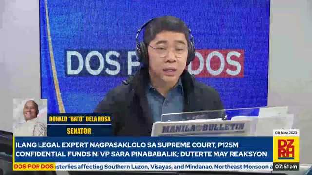 Sen. Dela Rosa suspects fellow senator leaked executive session details