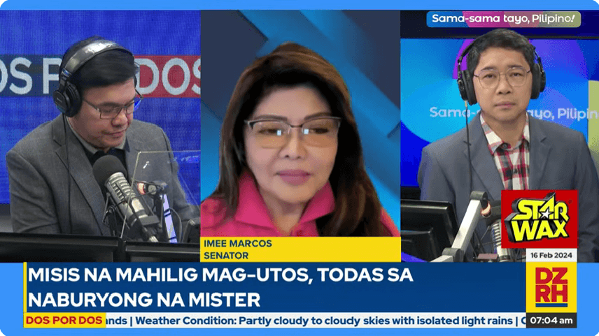 Sen. Marcos contends she's unaware of ₱26.7-B grant for DSWD's AKAP program