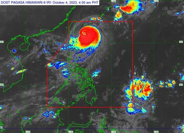 Typhoon Jenny slightly weakens; Signal No. 3 up in Itbayat, Batanes