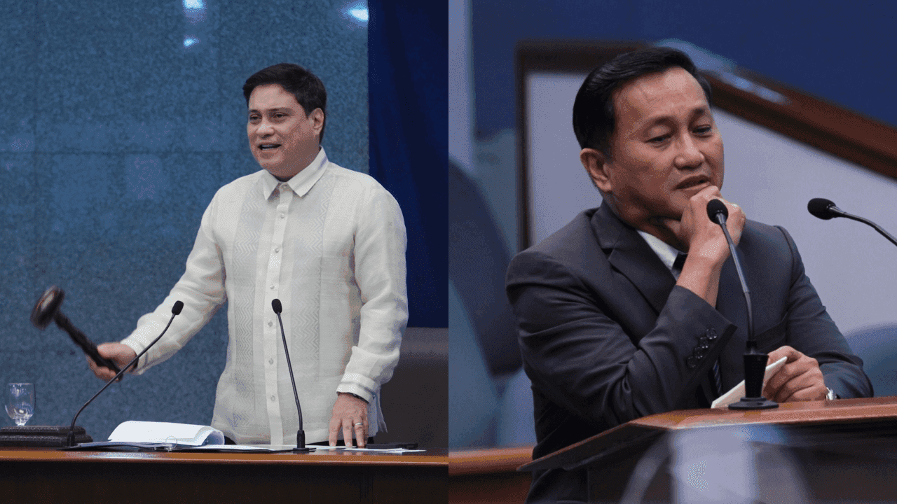 SP Zubiri accepts Tolentino's resignation from CA, Blue Ribbon Committee