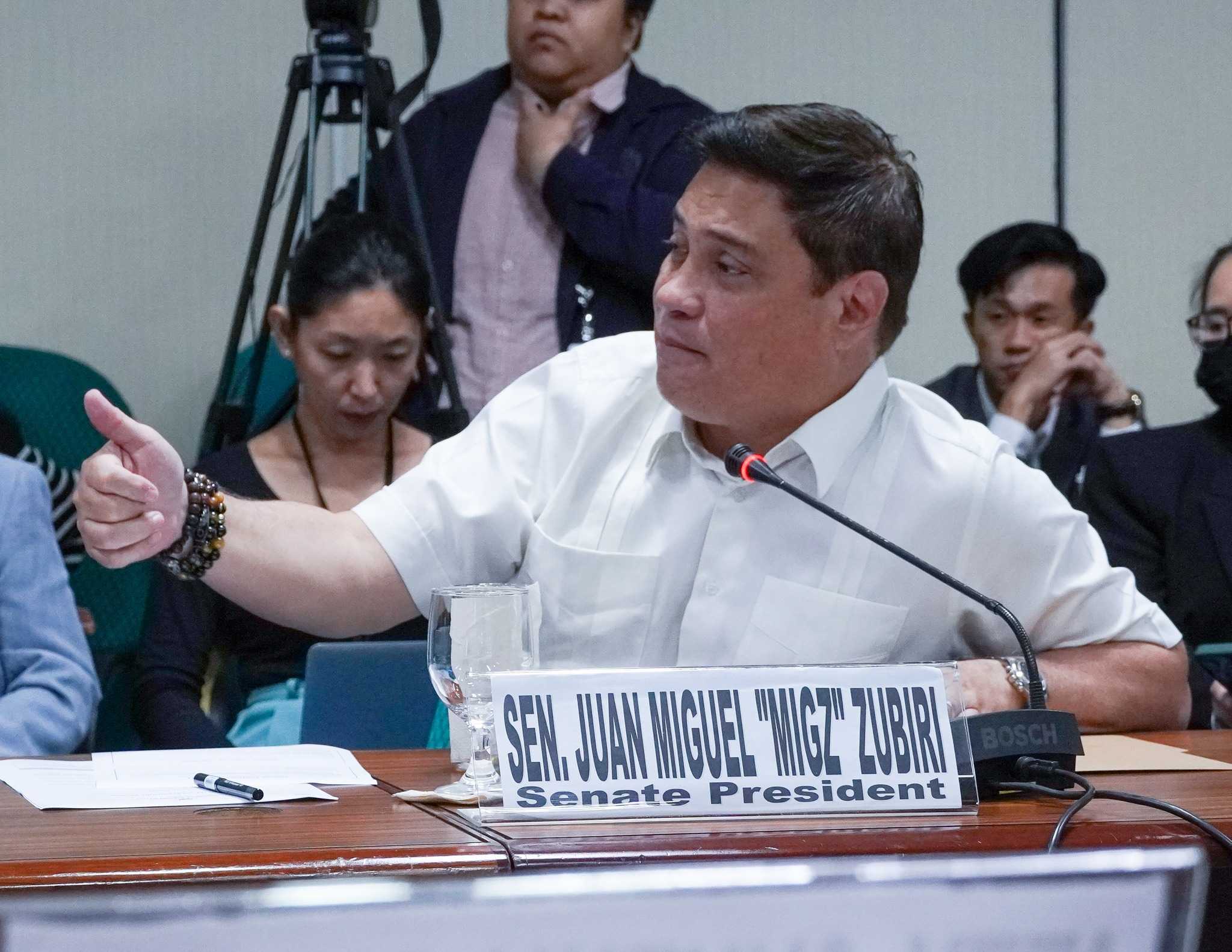 SP Zubiri refuses allegation on “intense assault” on House speaker’s people initiative