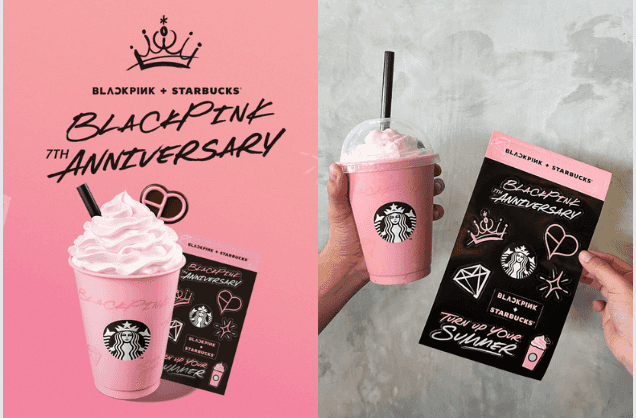 Starbucks offers discount for Blackpink-themed drink