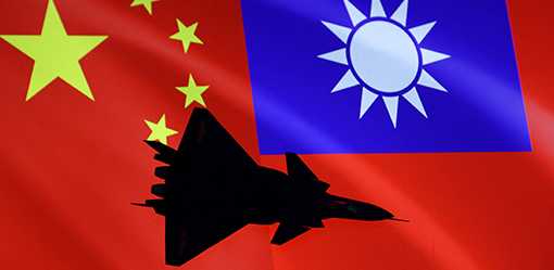 Taiwan warns of surge in tensions as Chinese planes cross median line