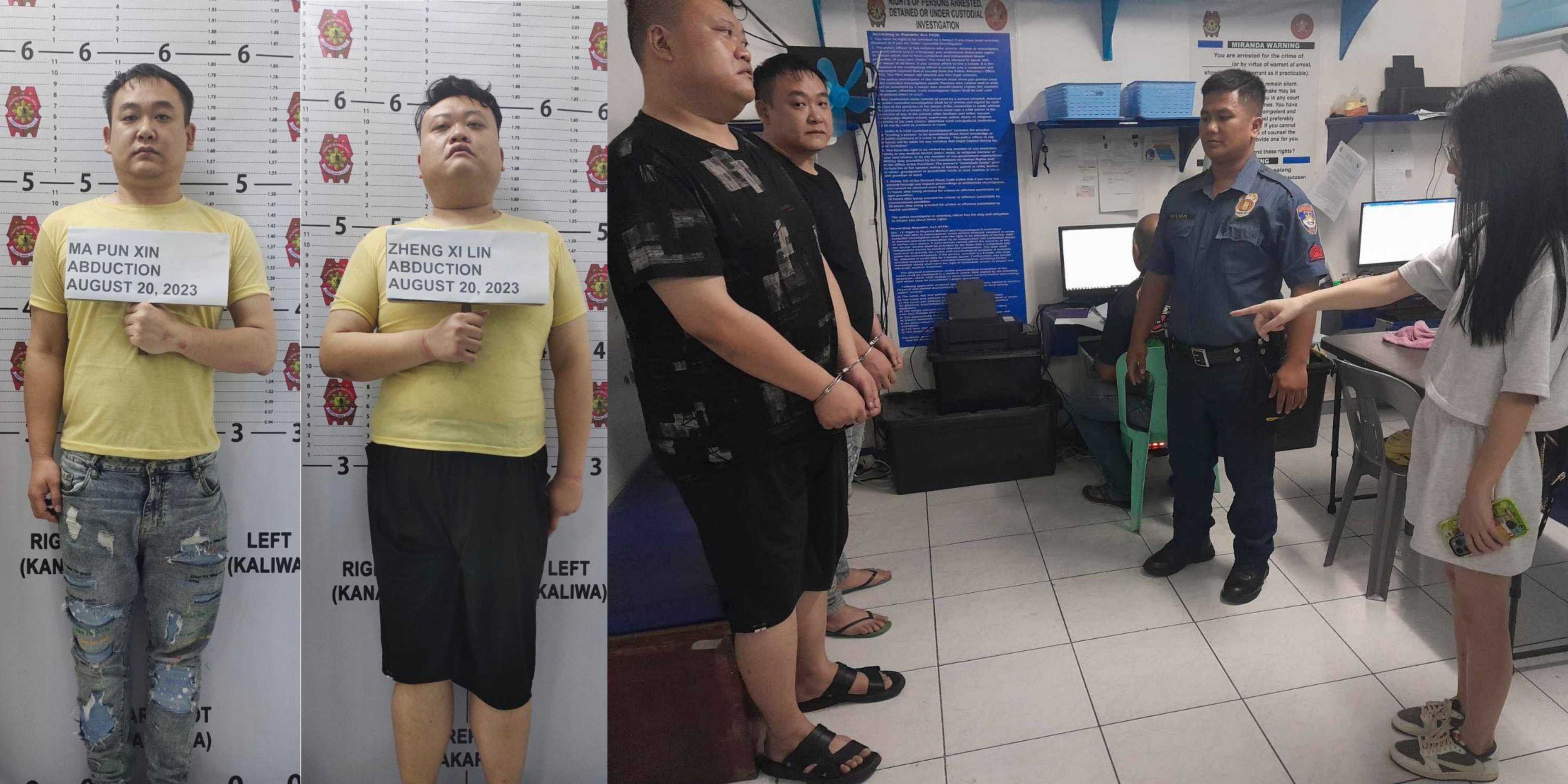 Taiwanese woman kidnap victim rescued, 2 suspects nabbed in Malabon City