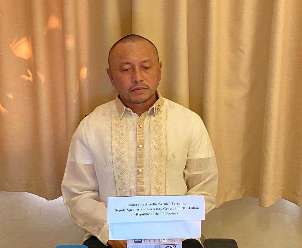 Illegal possession of firearms filed vs. Cong. Teves, two sons