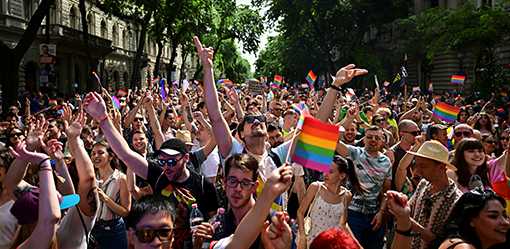 Thousands join Budapest Pride to protest anti-LGBTQ+ policies