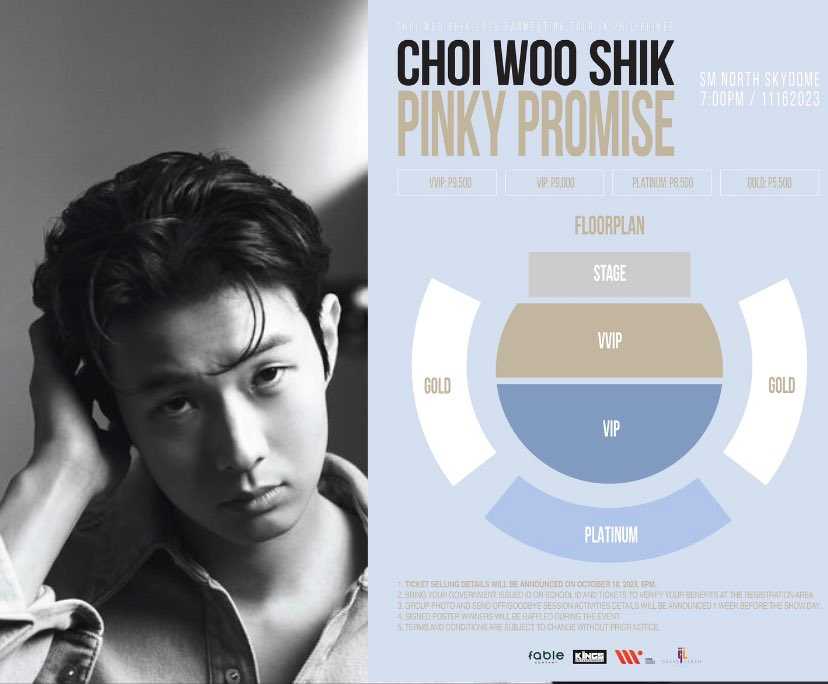 LOOK: Ticket prices, seat plan for Choi Woo-shik's fanmeeting in Manila revealed