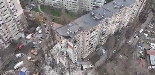 Ukrainian rescuers complete search after Odesa drone attack kills 12