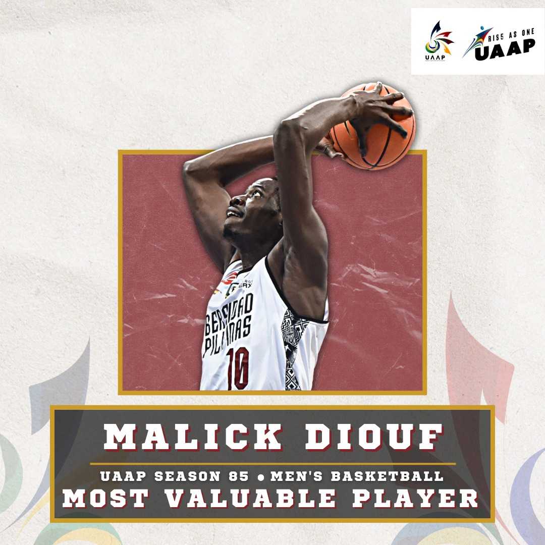 UP Maroons Malick Diouf named UAAP S85’s MVP