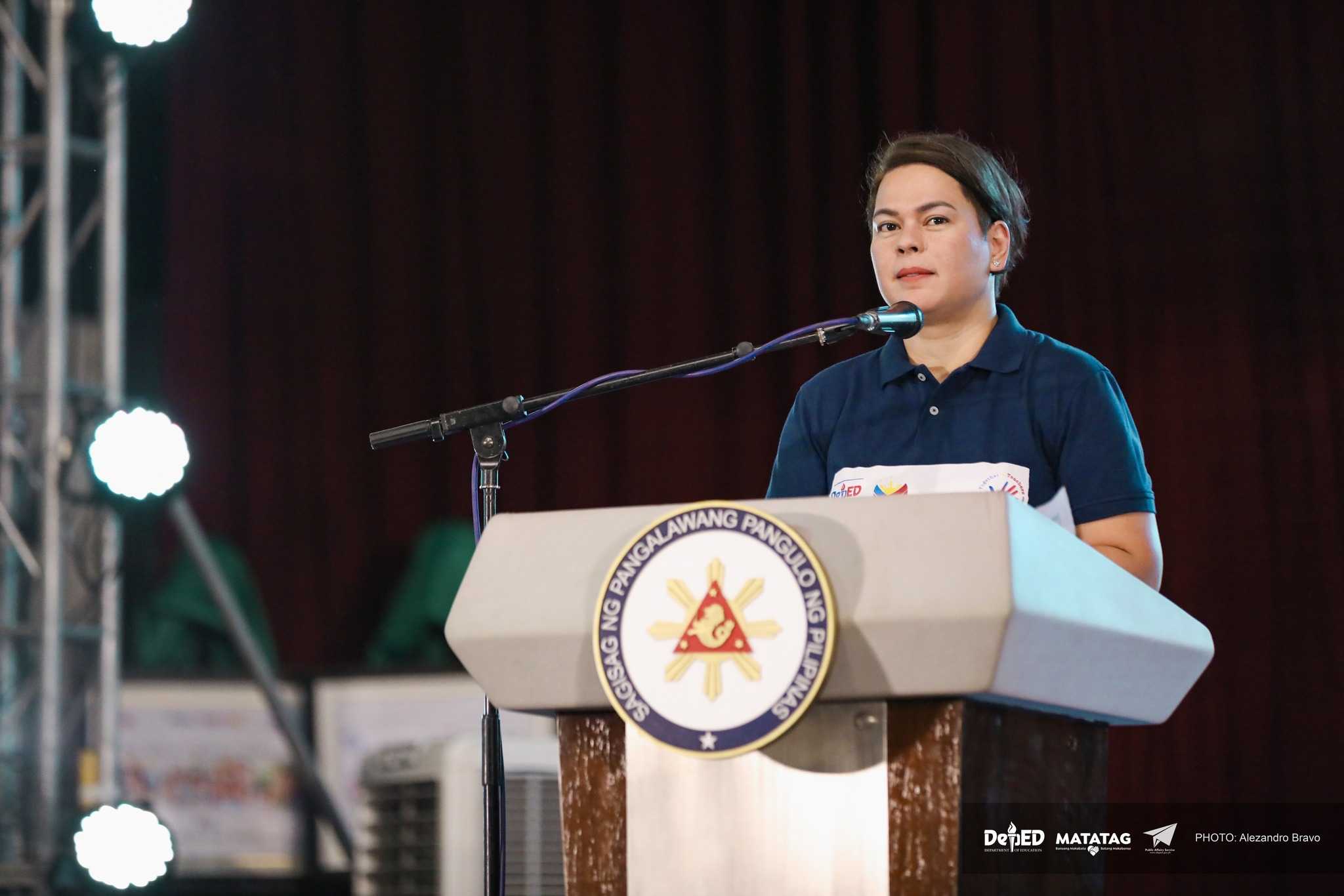 Sara Duterte blames rallies for 3-M drop in school enrollees