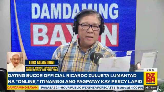 CPP-NPA to continue struggle without Sison - NDF senior adviser