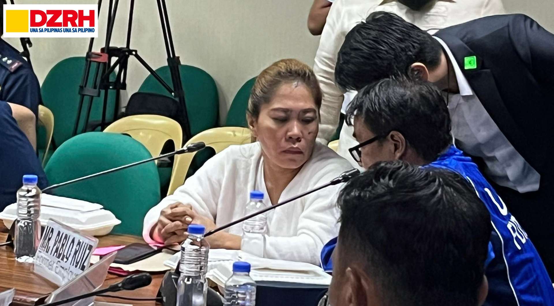 Ex-employers of Elvie Vergara detained in Senate for giving false testimonies