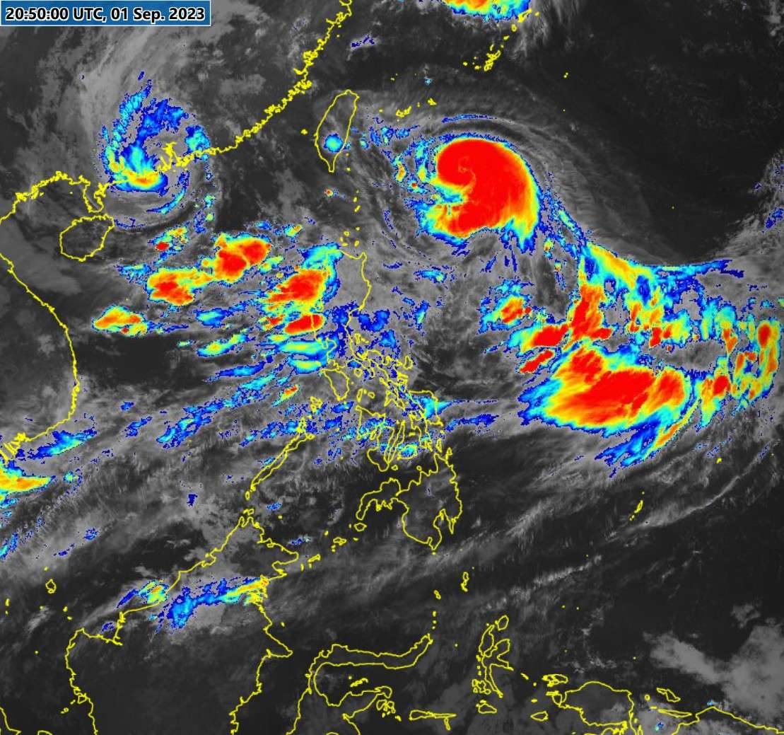 Tropical Cyclone Hanna approaches Taiwan; Habagat to still bring rains in PH