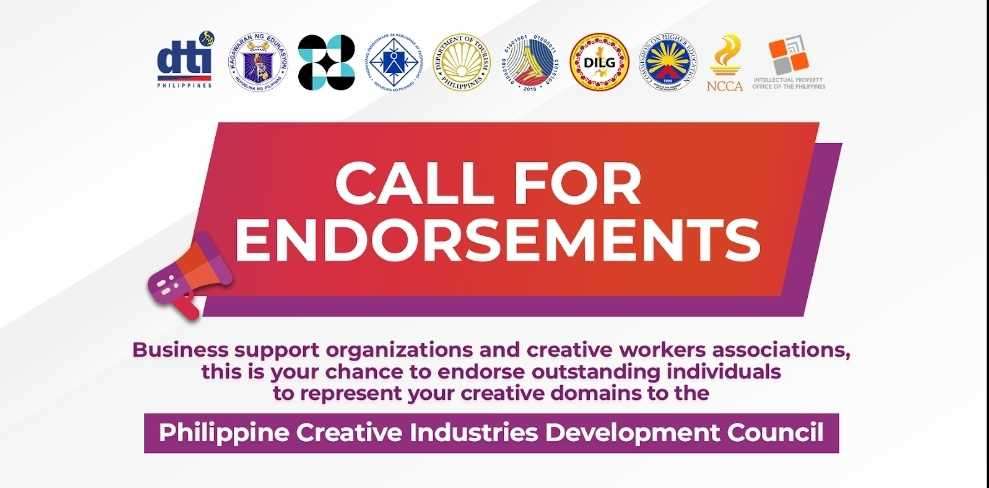 Philippine Creative Industries Development Council opens call for endorsements for private sector seats