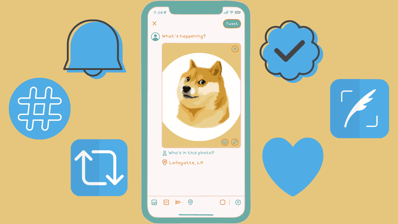 Twitter switches bird logo to Shiba Inu image