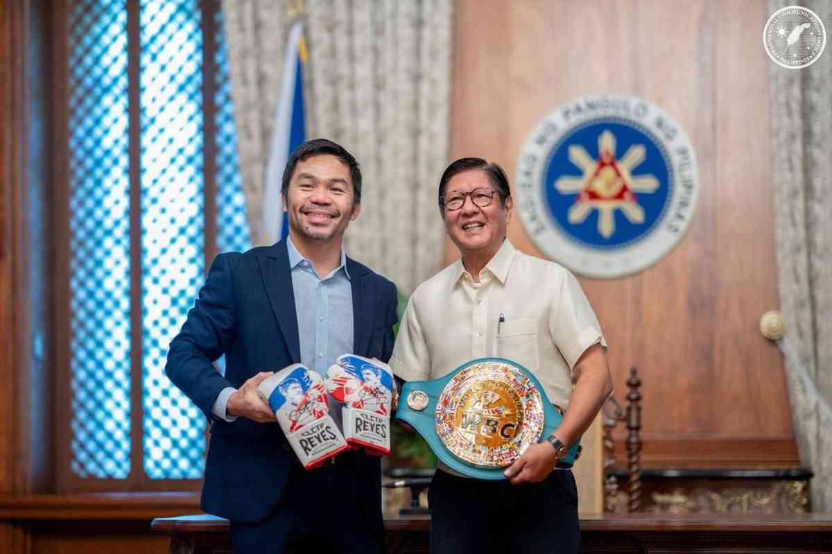 Pacquiao visits Palace for 50th anniversary of ‘Thrilla in Manila’