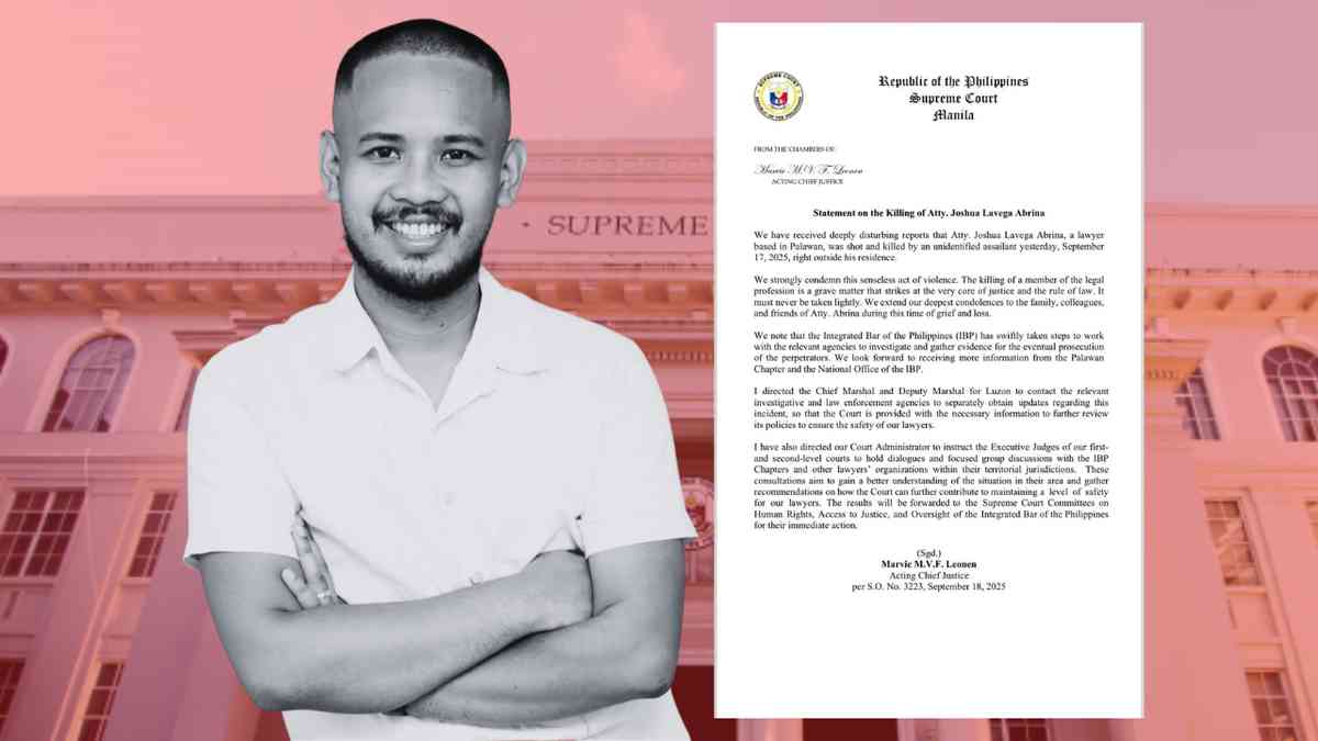 Supreme Court orders probe into Palawan lawyer’s killing