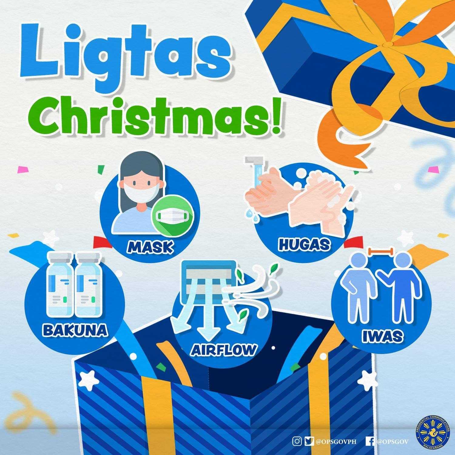 Malacañang reminds public of COVID protocols ahead holiday gatherings