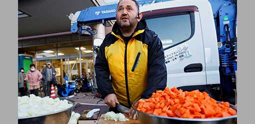'I had to do something': Turkish volunteer feeds Japan earthquake victims