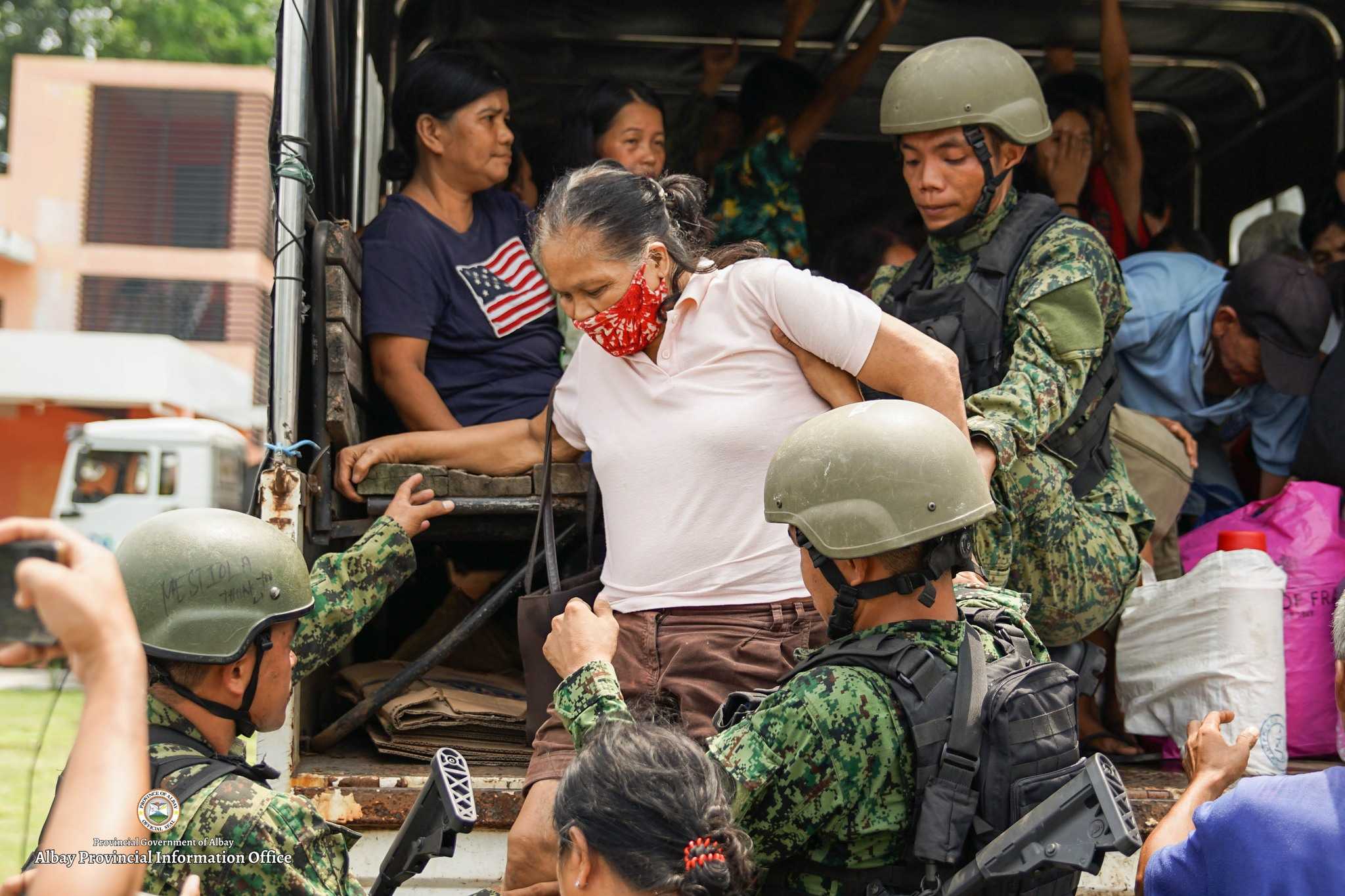 Almost 14K individuals evacuated due to Mayon eruption - NDRRMC