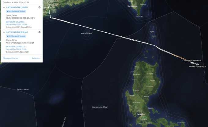 2 Chinese research vessels detected “loitering” at Philippine Rise – analyst