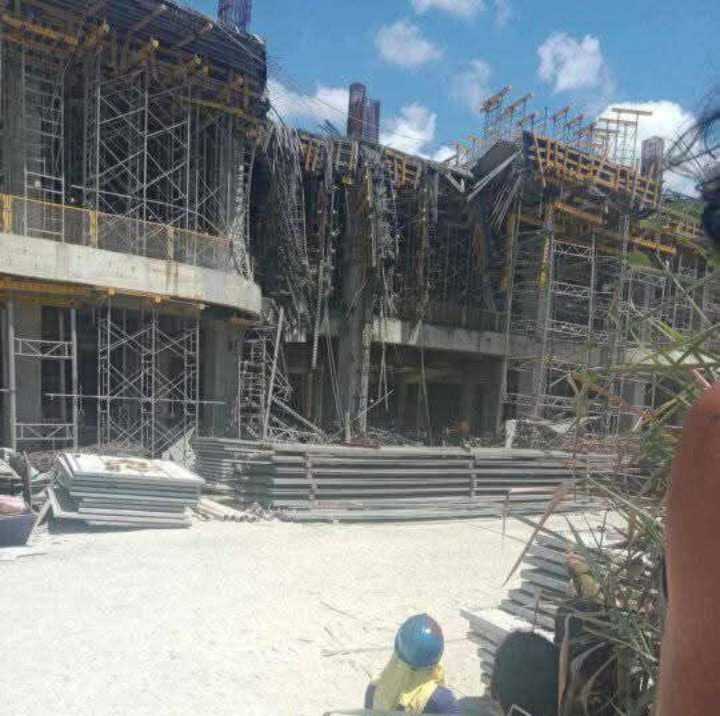 2 construction workers dead after scaffolding collapse at a construction site in Santa Rosa, Laguna