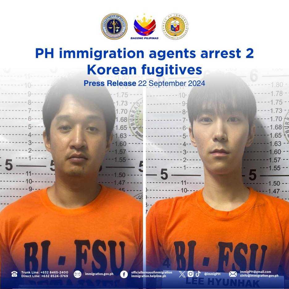2 Korean fugitives arrested by BI