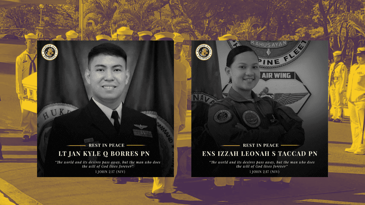Philippine Navy honors 2 pilots in Cavite helicopter crash