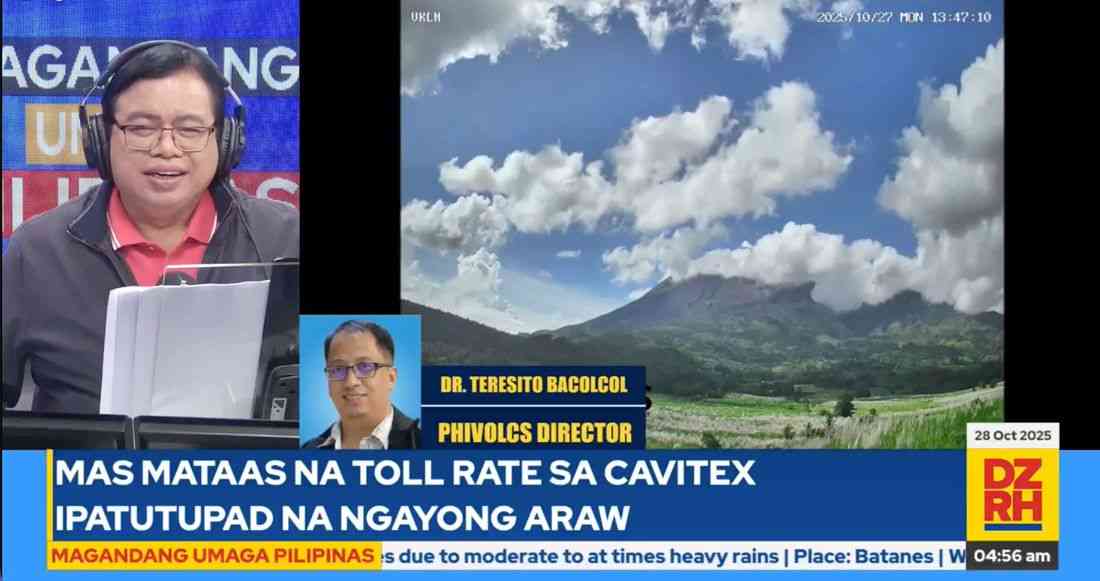 PHIVOLCS closely monitoring all active volcanoes after recent activities