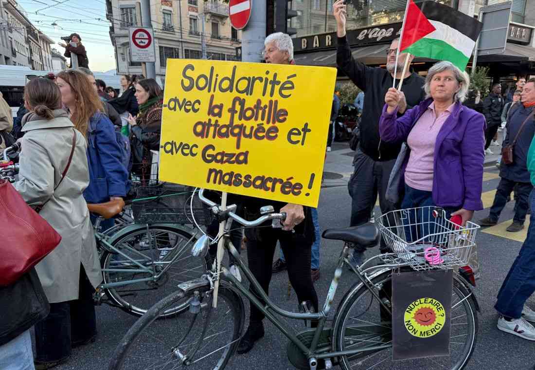 Swiss Gaza flotilla activists allege 'inhumane detention conditions' in Israel