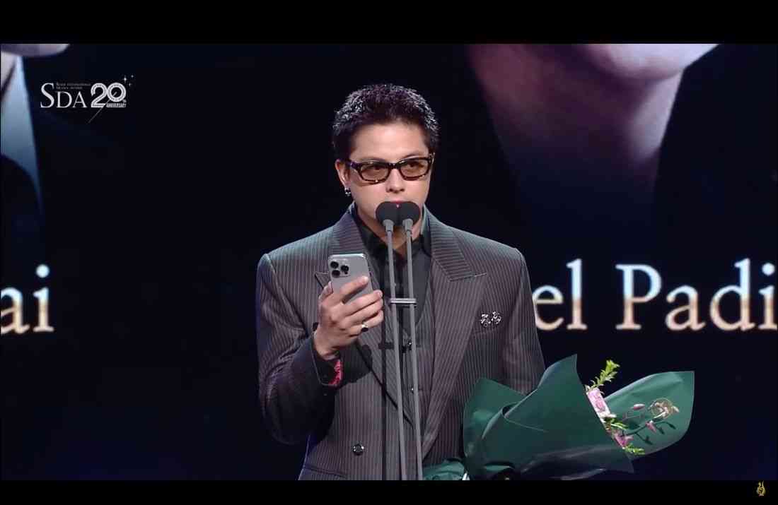 Daniel Padilla receives award in Seoul International Drama Awards 2025