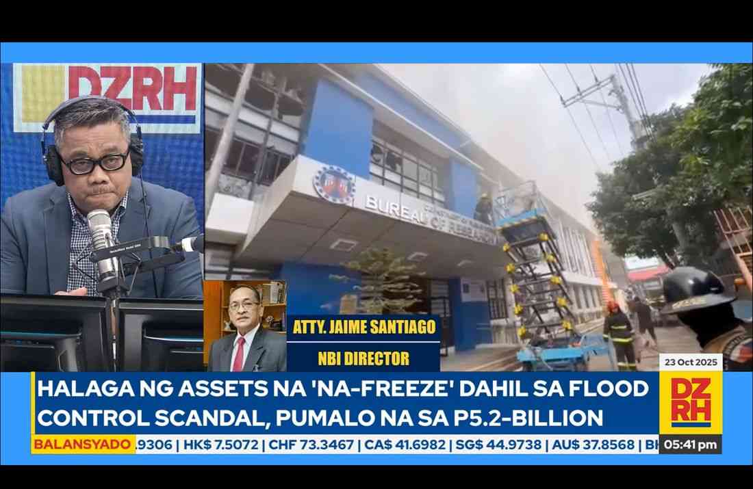 Fire at DPWH BRS building possibly linked to octopus electrical setup – NBI
