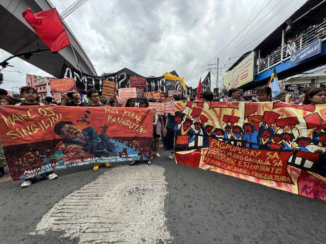 Students flood Mendiola in protest vs corruption: “Pondo sa Edukasyon, Hindi sa Korapsyon!”