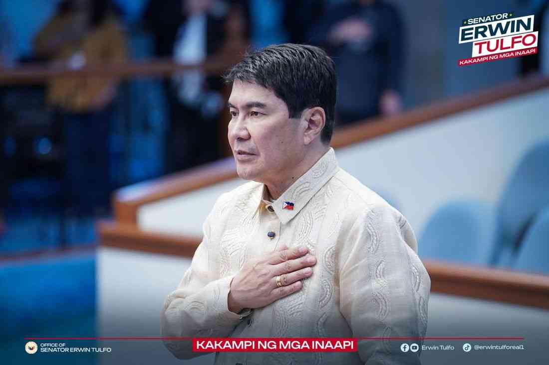 Sen. Tulfo thanks SP Sotto for appointment as acting Blue Ribbon chairman