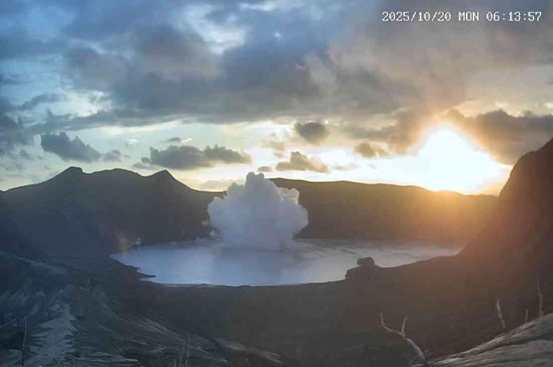 Phivolcs reports minor eruption at Taal Volcano