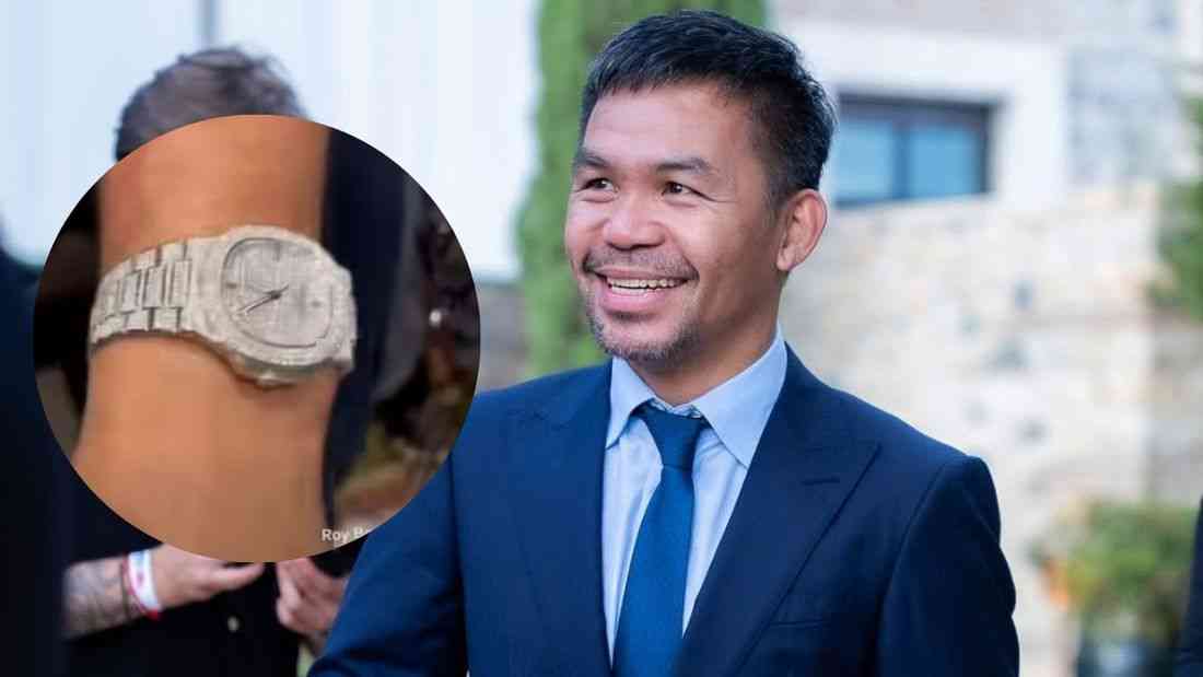 “Hindi ‘yan flood control!”: Pacquiao jokes about his luxury watch