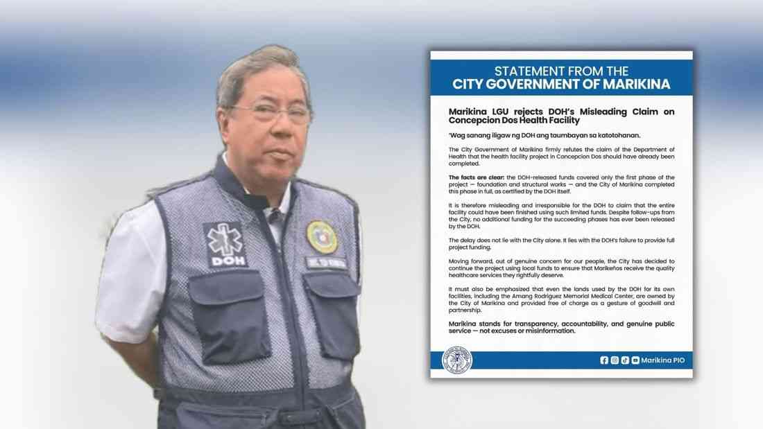 Marikina LGU denies ‘ghost facility’ remark over unfinished health facility