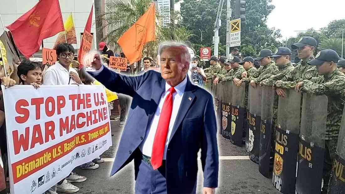 BAYAN, regional activists protest Trump’s ASEAN appearance: ‘Down with US imperialism!’