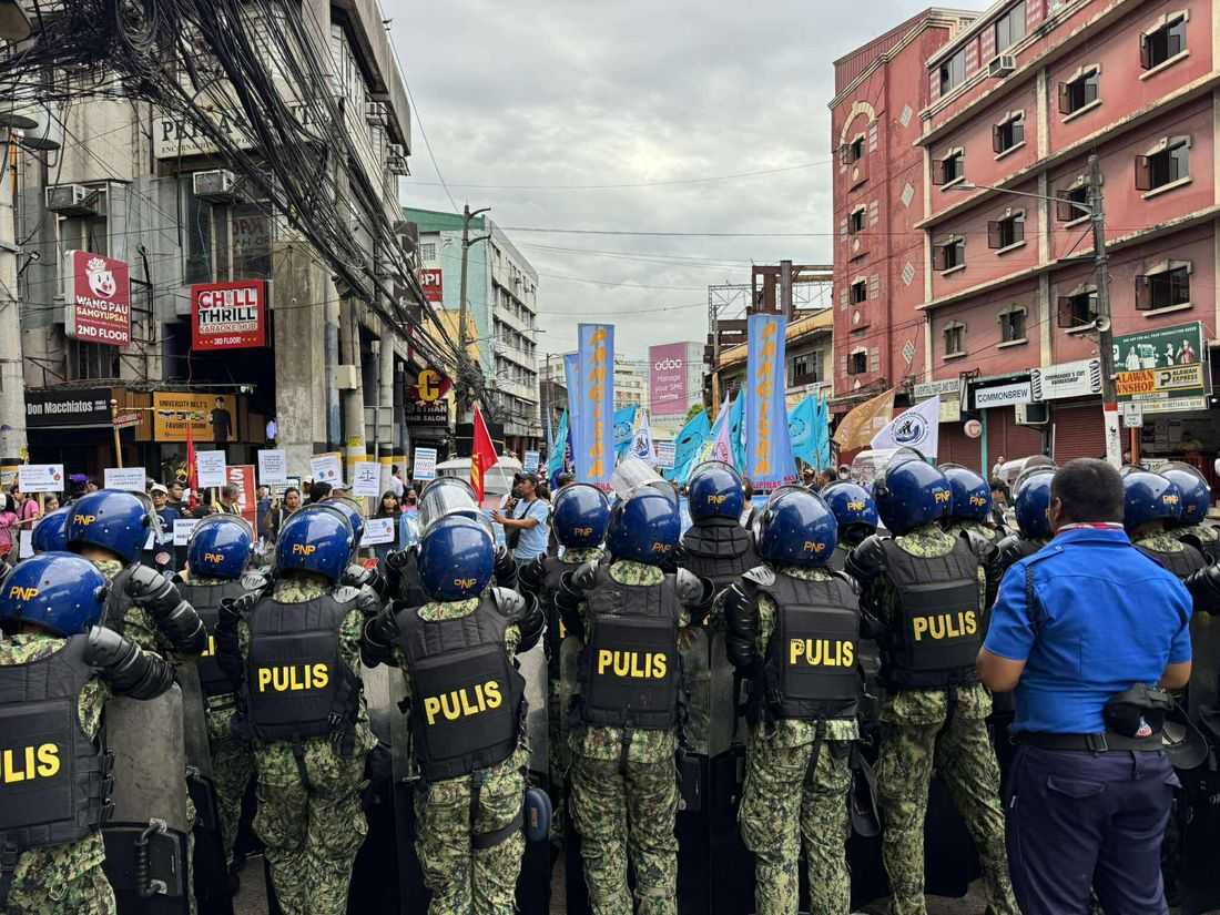 NCRPO Chief personally inspects security around Forbes Park ahead of anti-Marcos rally